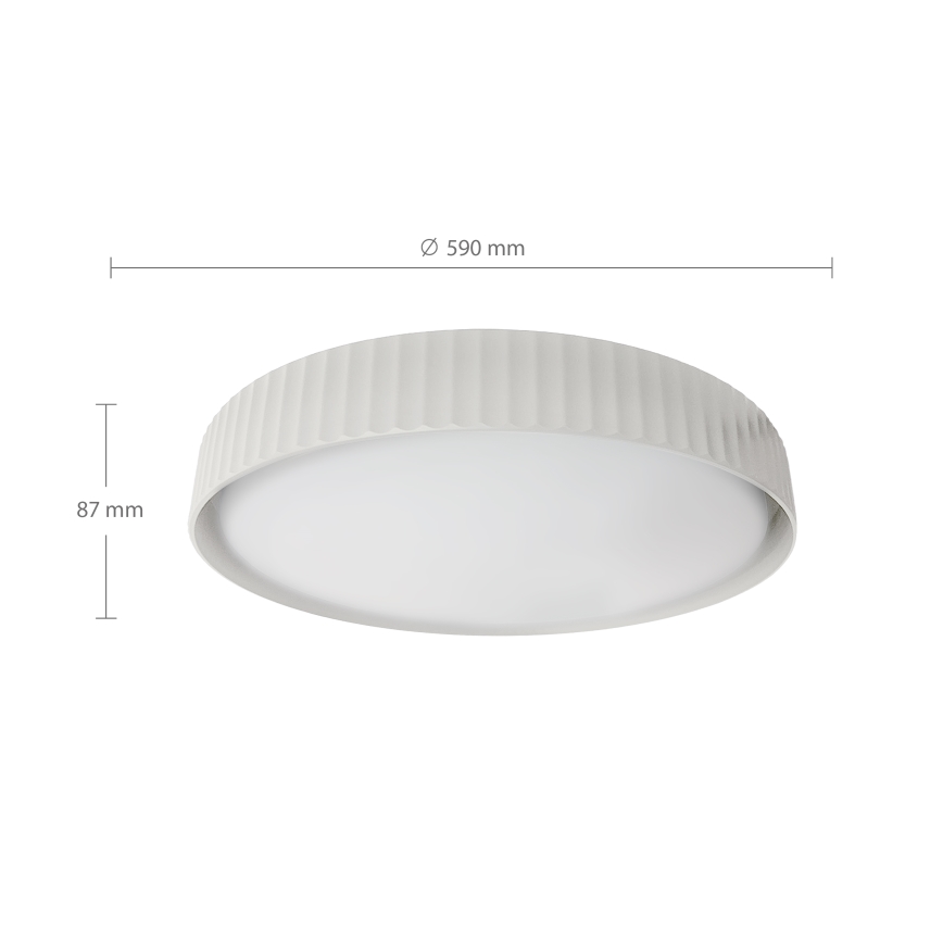 Brilagi - hämardatav LED-laelamp LUCIA LED/60W/230V 3000-6500K läbimõõt 59 cm, valge + kaugjuhtimispult