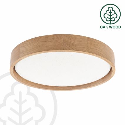 Brilagi - Hämardatav laelamp MANAROLA SMART STARS LED/24W/230V 3000-6000K Wi-Fi Tuya Beacon läbimõõt 41 cm tamm + kaugjuhtimispult