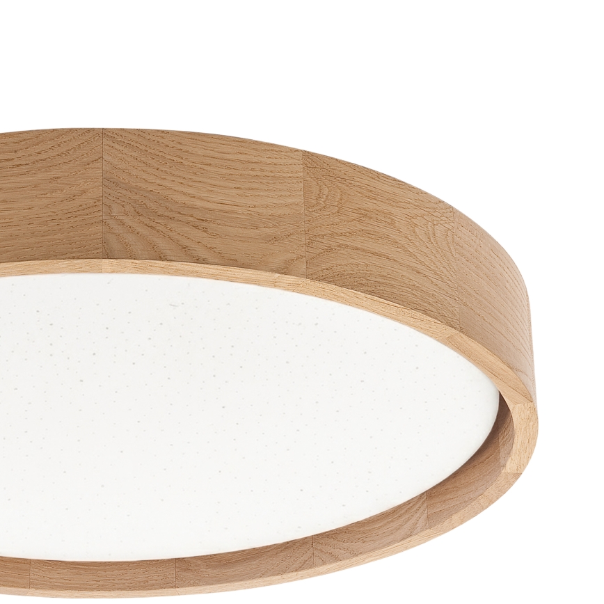 Brilagi - Hämardatav laelamp MANAROLA SMART STARS LED/24W/230V 3000-6000K Wi-Fi Tuya Beacon läbimõõt 41 cm tamm + kaugjuhtimispult