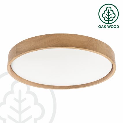 Brilagi - hämardatav LED laelamp MANAROLA SMART LED/36W/230V 3000-6000K Wi-Fi Tuya Beacon läbimõõt 51 cm tamm + kaugjuhtimispult