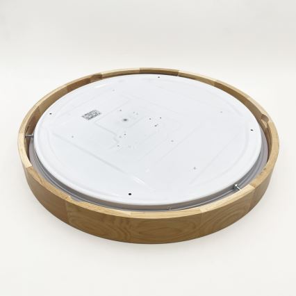Brilagi - hämardatav LED laelamp MANAROLA SMART LED/36W/230V 3000-6000K Wi-Fi Tuya Beacon läbimõõt 51 cm tamm + kaugjuhtimispult
