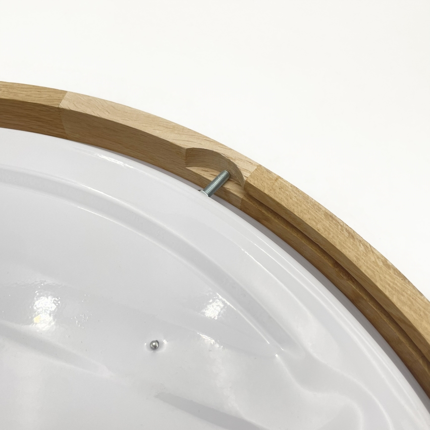 Brilagi - hämardatav LED laelamp MANAROLA SMART LED/36W/230V 3000-6000K Wi-Fi Tuya Beacon läbimõõt 51 cm tamm + kaugjuhtimispult