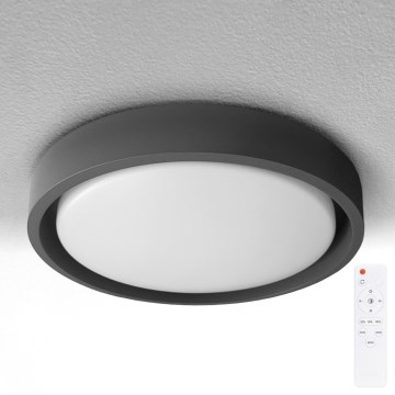 Brilagi - hämardatav LED-laelamp MATTEO LED/60W/230V 3000-6500K läbimõõt 51,5 cm must + kaugjuhtimispult