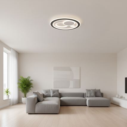 Brilagi - Hämardatav LED-laelamp MODERN 89W/230V 3000-6000K, läbimõõt 47 cm + kaugjuhtimispult