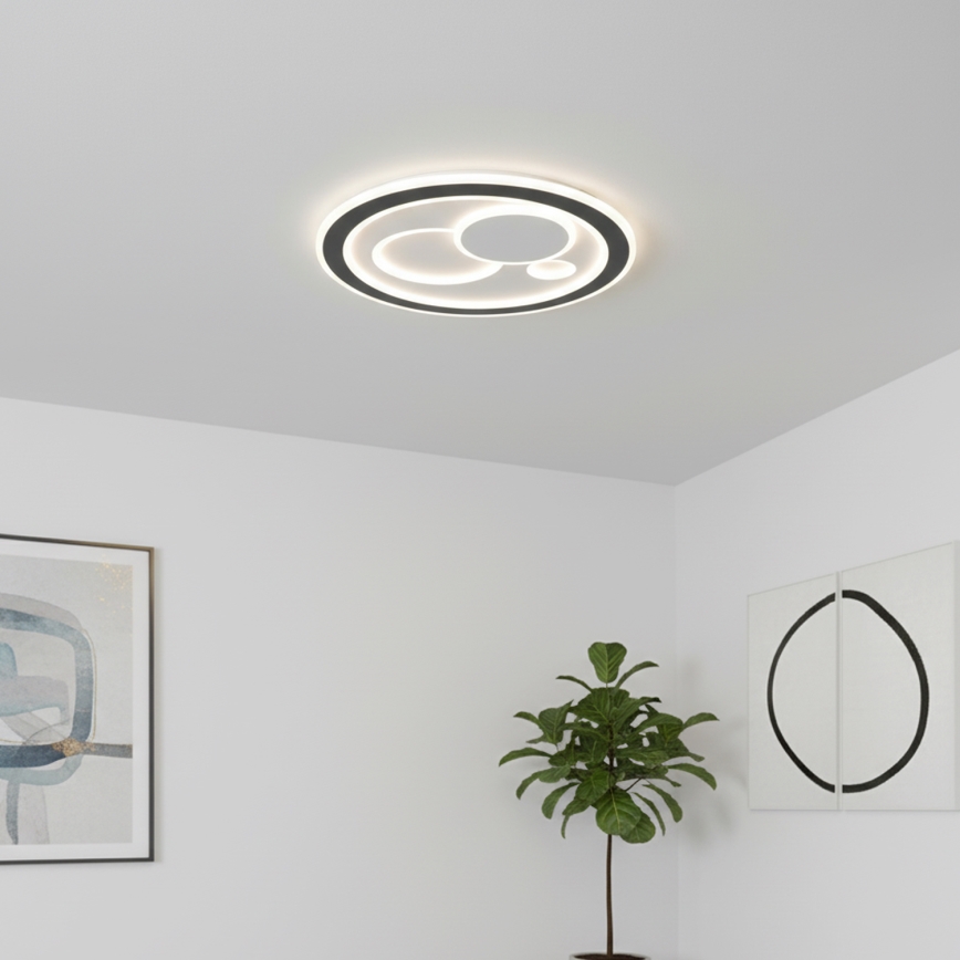 Brilagi - Hämardatav LED-laelamp MODERN 89W/230V 3000-6000K, läbimõõt 47 cm + kaugjuhtimispult