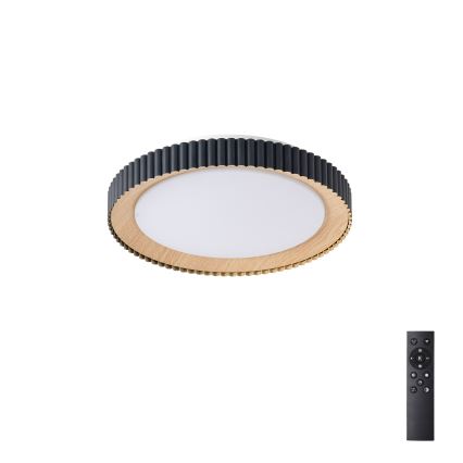 Brilagi - hämardatav LED-laelamp NEXO LED/48W/230V 3000-6000K must läbimõõt 43 cm + kaugjuhtimispult