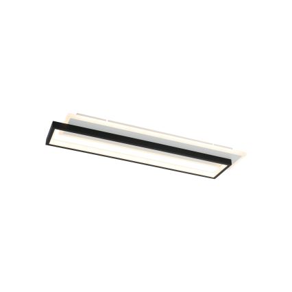 Brilagi - LED hämardatav laelamp OUTLINE LED/66W/230V 3000-6000K 15x60 cm valge/must + kaugjuhtimispult
