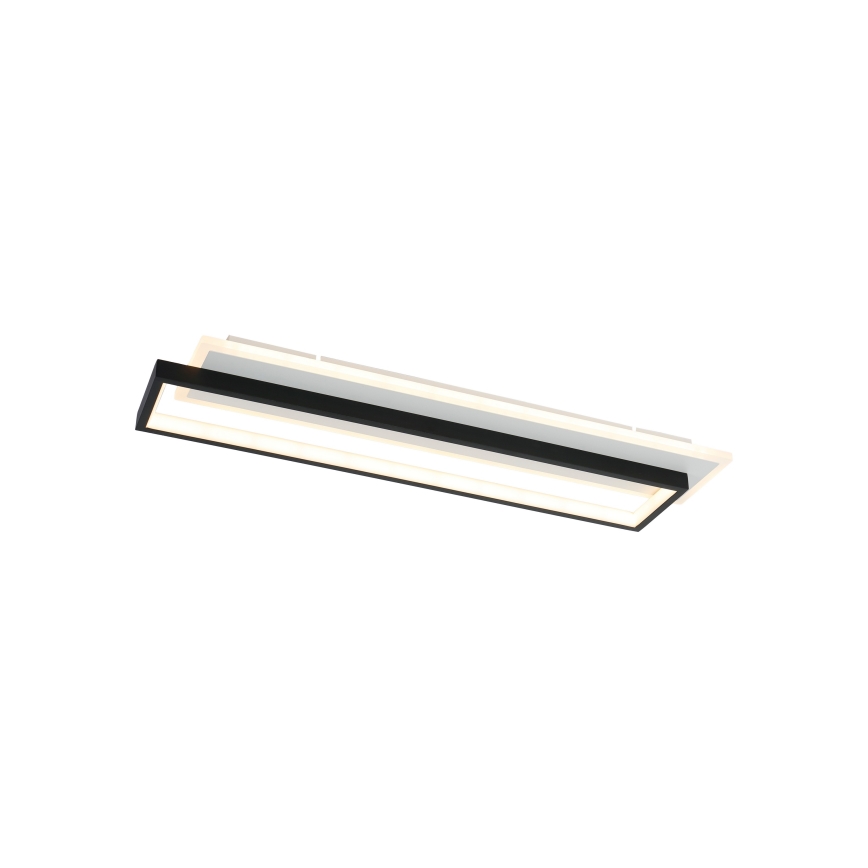 Brilagi - LED hämardatav laelamp OUTLINE LED/66W/230V 3000-6000K 15x60 cm valge/must + kaugjuhtimispult