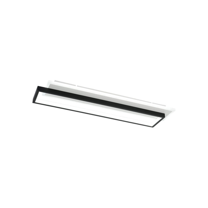 Brilagi - LED hämardatav laelamp OUTLINE LED/66W/230V 3000-6000K 15x60 cm valge/must + kaugjuhtimispult