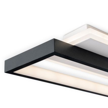 BRILAGI - LED hämardatav laelamp OUTLINE LED/66W/230V 3000-6000K 15x60 cm valge/must + kaugjuhtimispult