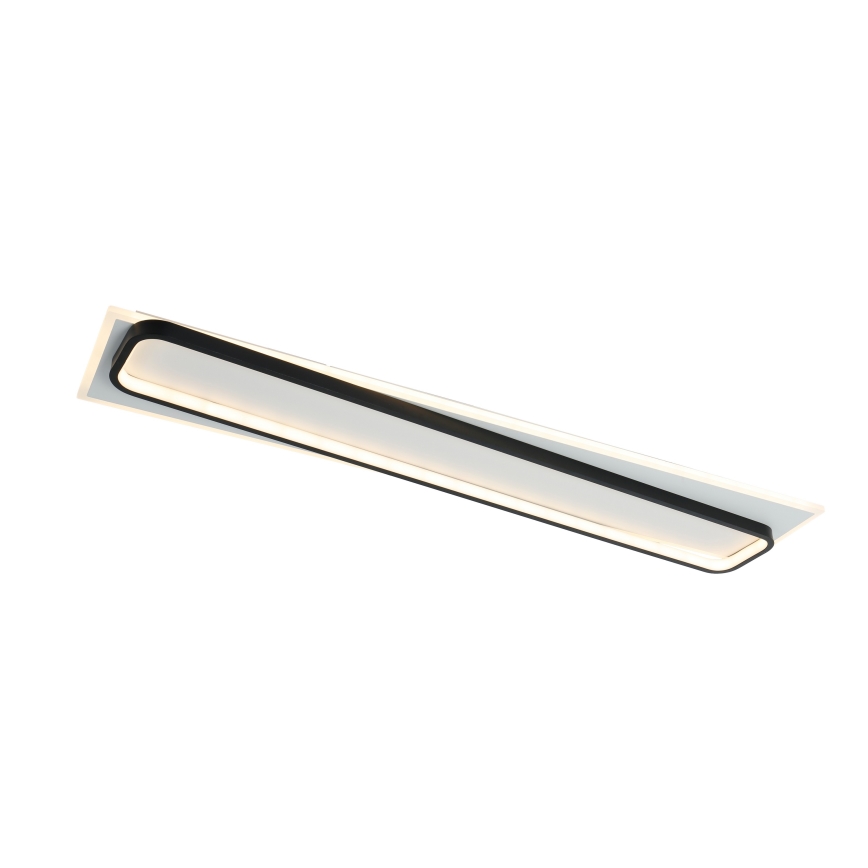Brilagi - hämardatav LED-laelamp OUTLINE LED/90W/230V 3000-6000K 18x100 cm valge/must + kaugjuhtimispult