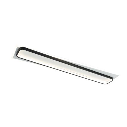 Brilagi - hämardatav LED-laelamp OUTLINE LED/90W/230V 3000-6000K 18x100 cm valge/must + kaugjuhtimispult