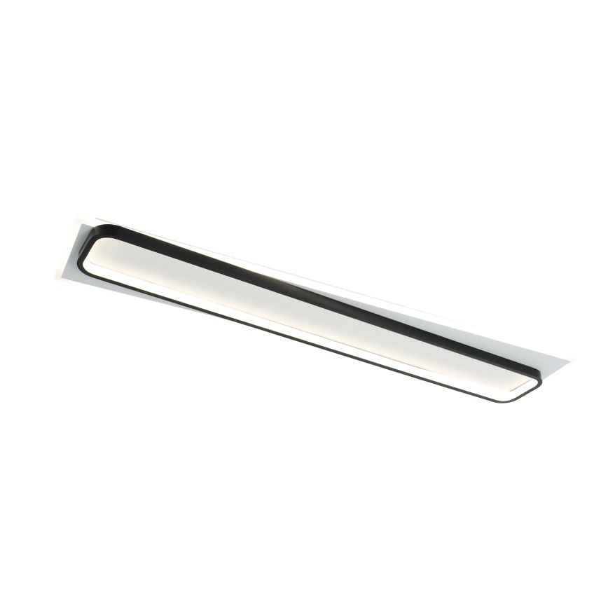 Brilagi - hämardatav LED-laelamp OUTLINE LED/90W/230V 3000-6000K 18x100 cm valge/must + kaugjuhtimispult