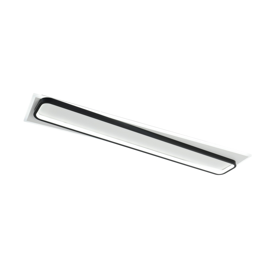 Brilagi - hämardatav LED-laelamp OUTLINE LED/90W/230V 3000-6000K 18x100 cm valge/must + kaugjuhtimispult