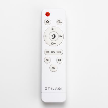 Brilagi - Hämardatav LED-laelamp PINE LED/60W/230V puit, läbimõõt 52 cm 3000-6500K + kaugjuhtimispult