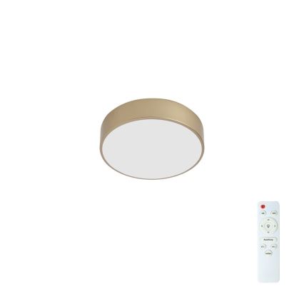 BRILAGI - LED hämardatav laevalgusti POOL LED/24W/230V 3000–6000K läbimõõt 20 cm kuldne + kaugjuhtimispult