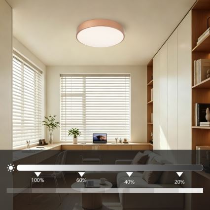 BRILAGI - hämardatav LED-laelamp POOL LED/48W/230V 3000–6000K läbimõõt 40 cm pronks + kaugjuhtimispult