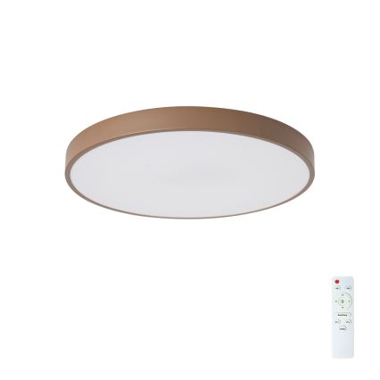 Brilagi - Hämardatav LED-laelamp POOL LED/60W/230V 3000-6000K Ø 50 cm pruun + kaugjuhtimispult