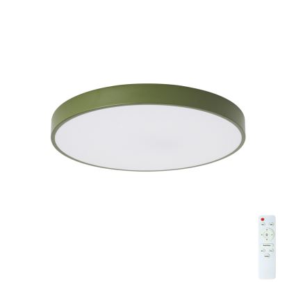 Brilagi - LED hämardatav laelamp POOL LED/60W/230V 3000-6000K läbimõõt 50 cm roheline + kaugjuhtimispult