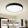 Brilagi - hämardatav LED-laelamp POOL LED/60W/230V 3000-6000K läbimõõt 60 cm must + kaugjuhtimispult