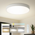 Brilagi - hämardatav LED-laelamp POOL SMART LED/100W/230V 3000-6000K läbimõõt 80 cm Wi-Fi Tuya valge + kaugjuhtimispult