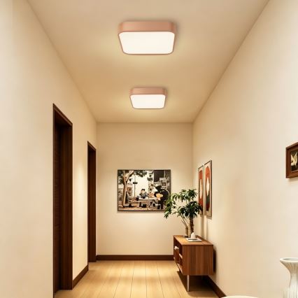 BRILAGI - LED hämardatav laelamp POOL SQUARE LED/36W/230V 3000-6000K 40x40 cm vasest + kaugjuhtimispult