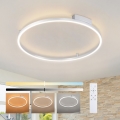 Brilagi - Hämardatav LED-laelamp PORTOFINO LED/60W/230V 3000-6000K läbimõõt 80 cm hõbedane + kaugjuhtimispult
