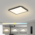 Brilagi - hämardatav LED-laelamp SLIMFRAME LED/25W/230V 30x30 cm 3000-6000K must + kaugjuhtimispult