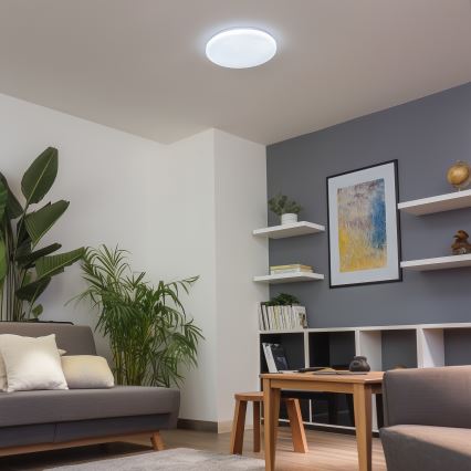 Brilagi - LED-hämardatav laelamp SMART STARS LED/24W/230V läbimõõt 38 cm 3000-6000K Wi-Fi Tuya Beacon + kaugjuhtimispult