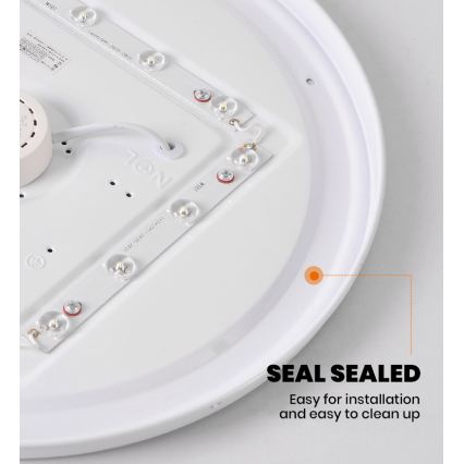 Brilagi - LED-hämardatav laelamp SMART STARS LED/24W/230V läbimõõt 38 cm 3000-6000K Wi-Fi Tuya Beacon + kaugjuhtimispult