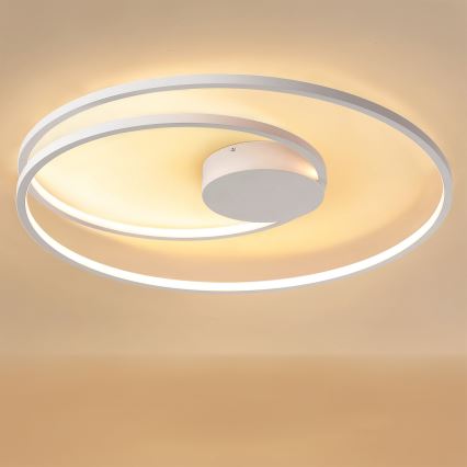 Brilagi - LED-hämardatav laelamp TWISTER LED/105W/230V 3000-6000K, läbimõõt 100 cm, valge + kaugjuhtimispult