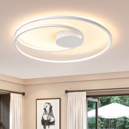 Brilagi - LED-hämardatav laelamp TWISTER LED/105W/230V 3000-6000K, läbimõõt 100 cm, valge + kaugjuhtimispult