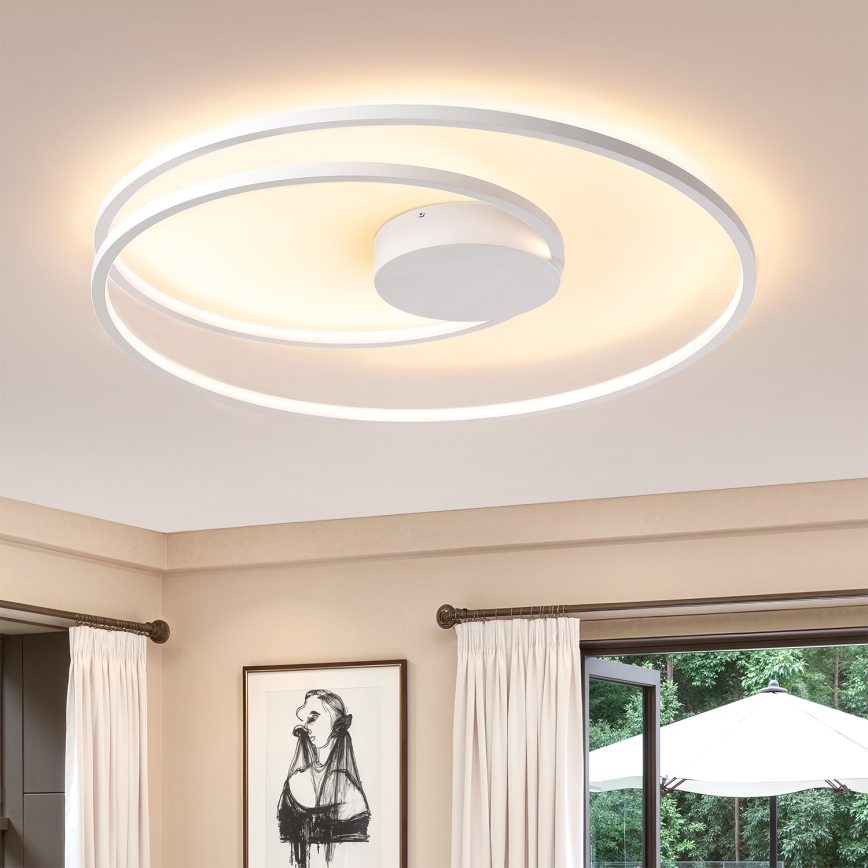 Brilagi - LED-hämardatav laelamp TWISTER LED/105W/230V 3000-6000K, läbimõõt 100 cm, valge + kaugjuhtimispult