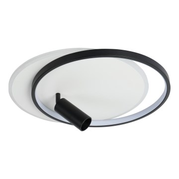 Brilagi - hämardatav LED-laelamp UNITY LED/48W/230V + 1xGU10/3W 3000-6000K 39x45 cm valge/must + kaugjuhtimispult