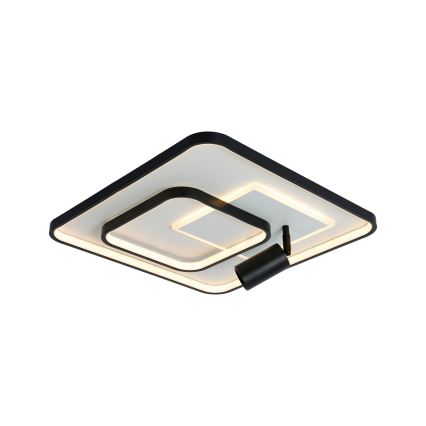 Brilagi - LED-hämardatav laevalgusti UNITY LED/75W/230V + 1xGU10/3W 3000-6000K 50x50 cm valge/must + kaugjuhtimispult