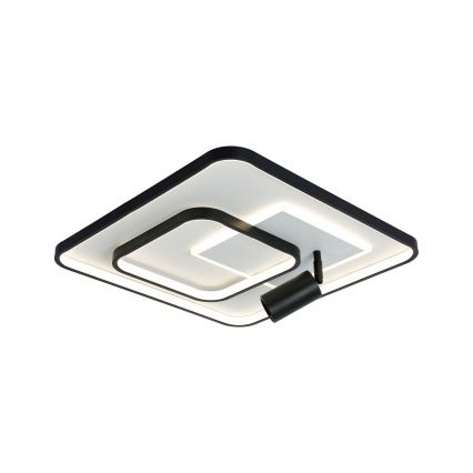 Brilagi - LED-hämardatav laevalgusti UNITY LED/75W/230V + 1xGU10/3W 3000-6000K 50x50 cm valge/must + kaugjuhtimispult