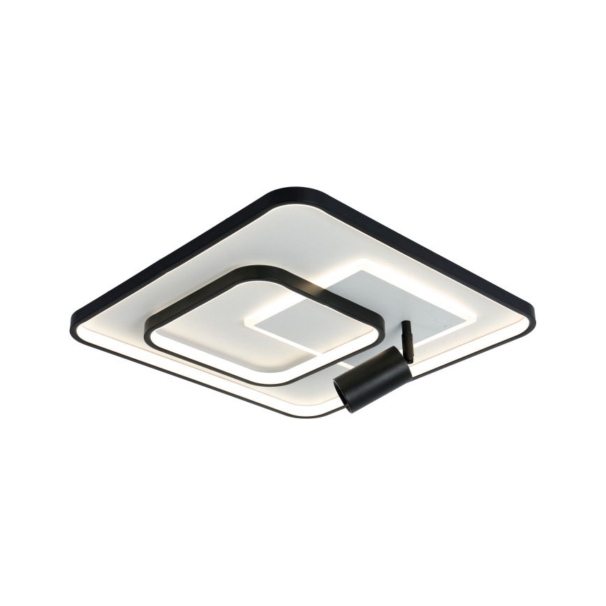 Brilagi - LED-hämardatav laevalgusti UNITY LED/75W/230V + 1xGU10/3W 3000-6000K 50x50 cm valge/must + kaugjuhtimispult