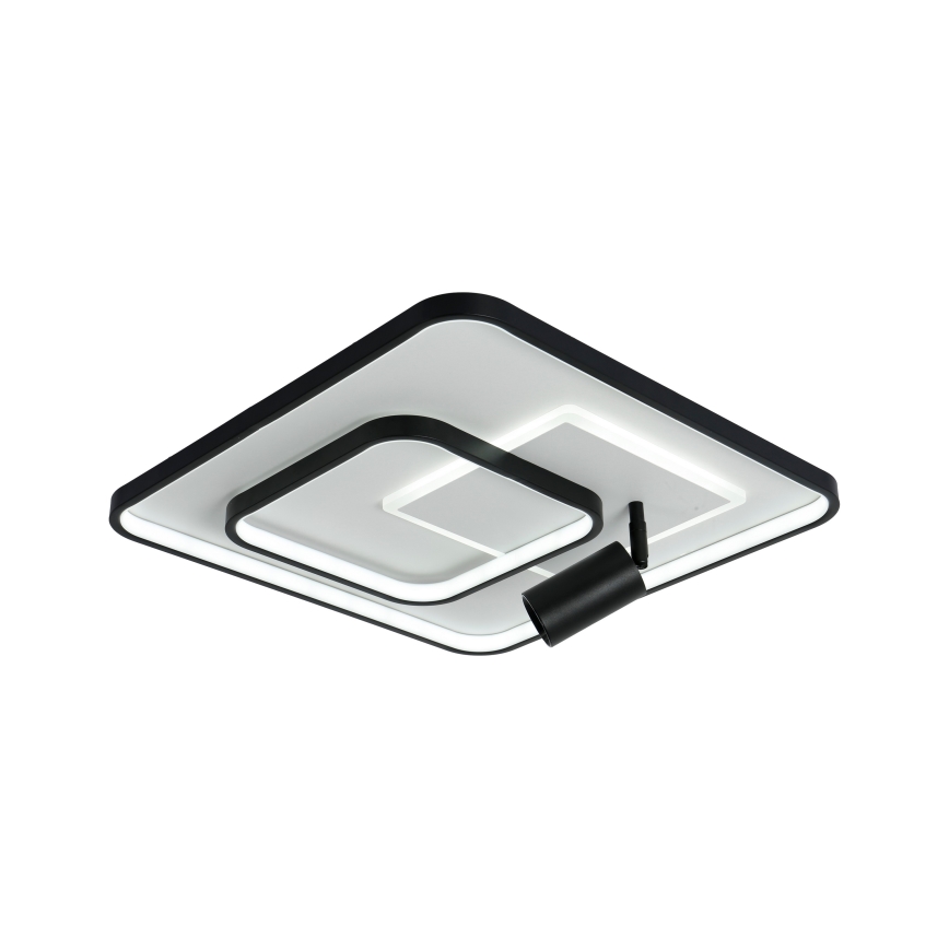 Brilagi - LED-hämardatav laevalgusti UNITY LED/75W/230V + 1xGU10/3W 3000-6000K 50x50 cm valge/must + kaugjuhtimispult