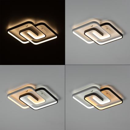 Brilagi - LED hämardatav laelamp VELO LED/64W/230V 38x38 cm 3000-6500K + kaugjuhtimispult