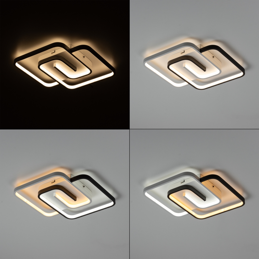 Brilagi - LED hämardatav laelamp VELO LED/64W/230V 38x38 cm 3000-6500K + kaugjuhtimispult