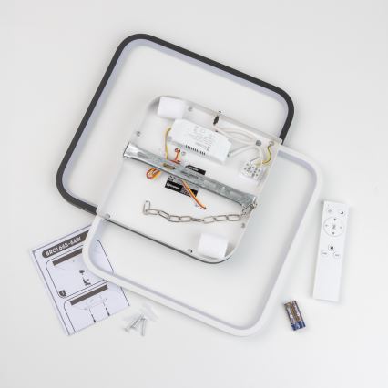 Brilagi - LED hämardatav laelamp VELO LED/64W/230V 38x38 cm 3000-6500K + kaugjuhtimispult