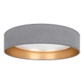 Brilagi - hämardatav LED-laelamp VELVET SMARTIX LED/24W/230V 3000-6000K läbimõõt 45 cm hall/kuldne Wi-Fi Tuya Beacon + kaugjuhtimispult