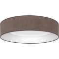Brilagi - hämardatav LED-laelamp VELVET SMARTIX STARS LED/36W/230V 3000-6000K läbimõõt 55 cm pruun Wi-Fi Tuya Beacon + kaugjuhtimispult