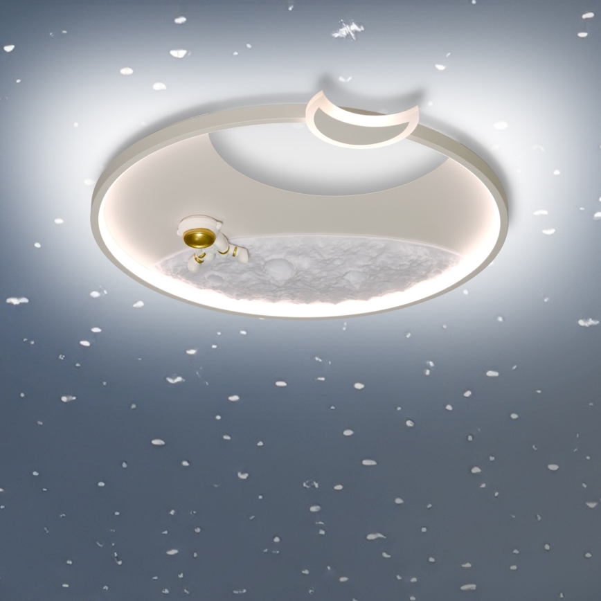 Brilagi - hämardatav LED laevalgusti ASTRO LED/20W/230V, läbimõõt 50 cm, 3000-6000K astronaut + kaugjuhtimispult