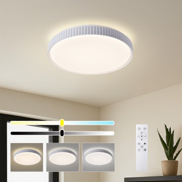 Brilagi - hämardatav LED-laevalgusti CORVO LED/72W/230V 3000-6000K valge, läbimõõt 50 cm + kaugjuhtimispult