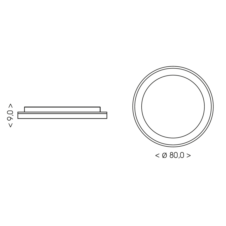BRILAGI - LED-hämardatav laelamp FALCON II LED/108W/230V 3000-6500K läbimõõt 80 cm valge/beež + kaugjuhtimispult