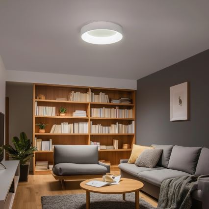 Brilagi - hämardatav LED-laelamp FALCON LED/40W/230V 3000-6500K Ø 45 cm valge + kaugjuhtimispult