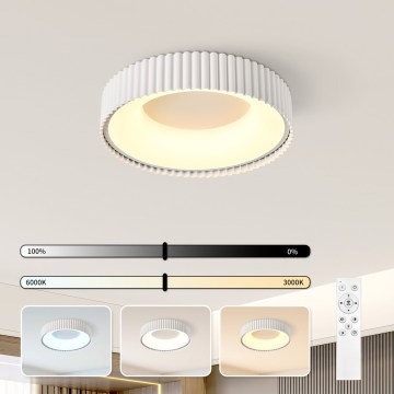 BRILAGI - hämardatav LED-laevalgusti FALCON MODERN LED/30W/230V 3000-6000K läbimõõt 40 cm valge + kaugjuhtimispult