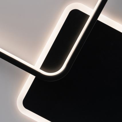 Brilagi - LED-hämardatav laevalgusti FLARE LED/64W/230V 3000-6000K 45x45 cm valge/must + kaugjuhtimispult