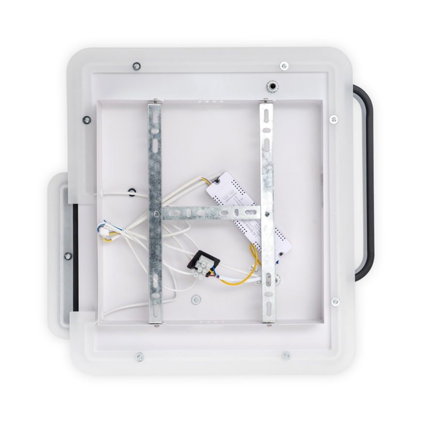 Brilagi - LED-hämardatav laevalgusti FLARE LED/64W/230V 3000-6000K 45x45 cm valge/must + kaugjuhtimispult